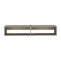 Modern TV Console Wall Mounted 59 Floating Media Stand with Shelves and Cable Management - 10.4H x 59.1W x 12.6D