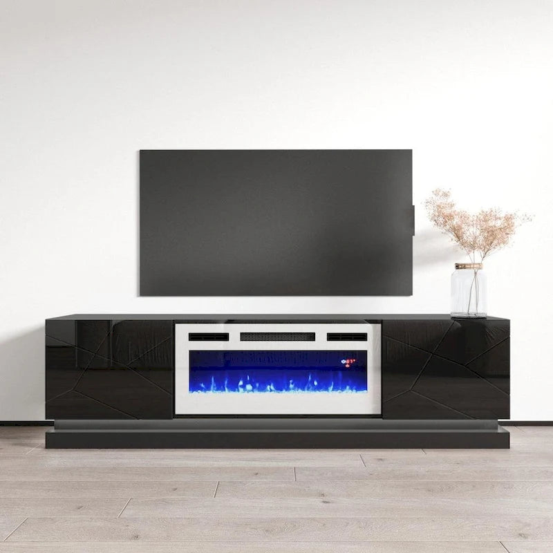 WH-EF Electric Fireplace 71 TV Stand